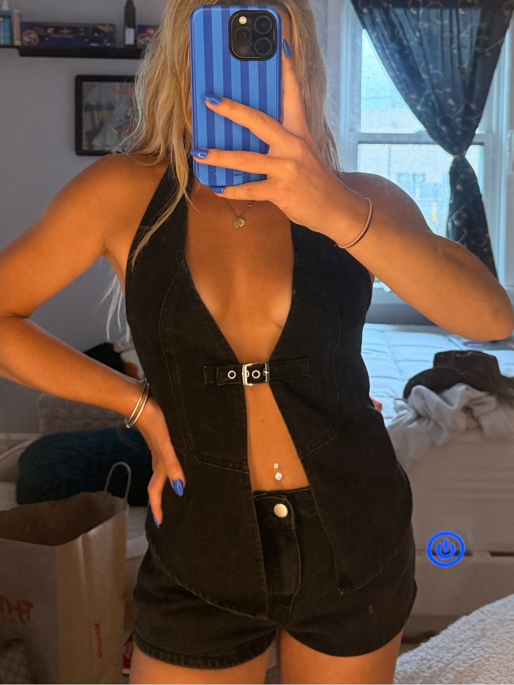 Denim 2 piece set
